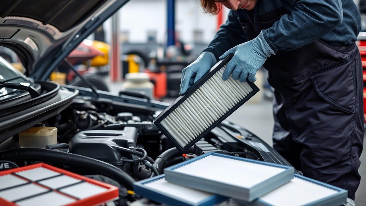 замена фильтр на специальной технике