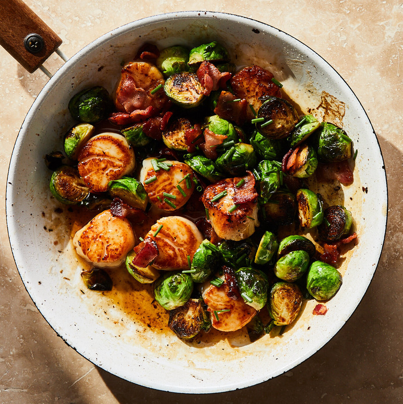 Seared Scallops dish