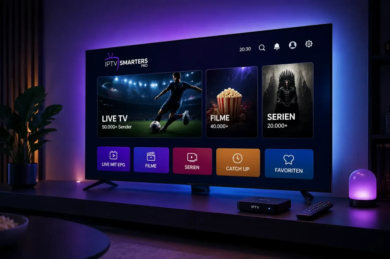 IPTV Abonnement Premium France 2026 - Interface 4K