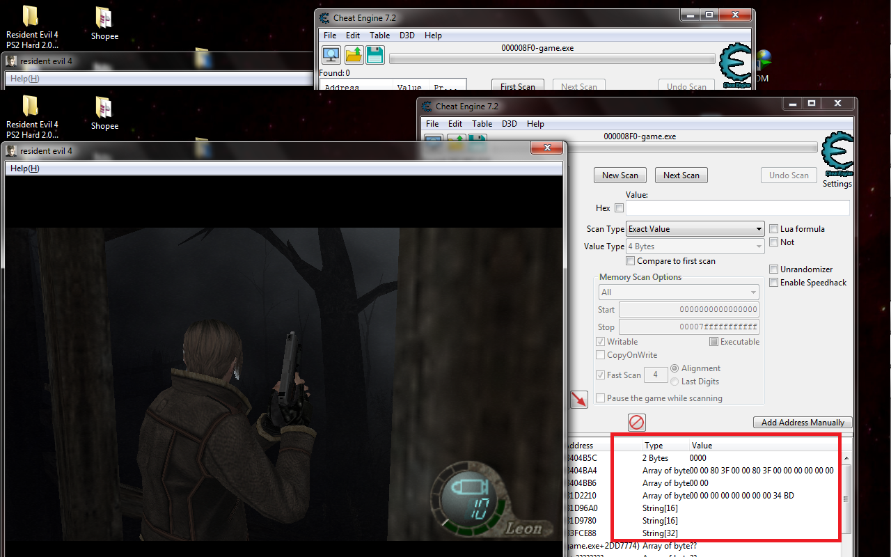 Resident Evil 4 - Open Cheat Tables