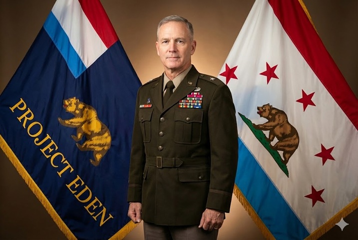 Brigadier General Curtis ELWOOD, commandant des forces du Project EDEN.