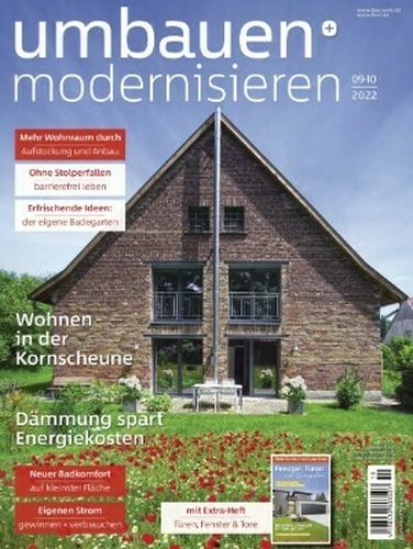 Cover: Umbauen + Modernisieren Magazin No 09-10 2022