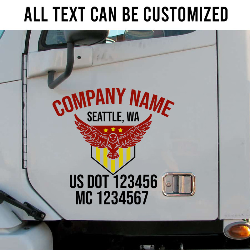 Personalized american eagle sticker 10941 - Rustypod Store
