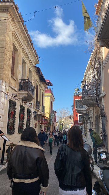 Atenas en fin de año. Diciembre de 2023 - Blogs de Grecia - 1 de enero de 2024. Año nuevo paseando por Atenas (8)