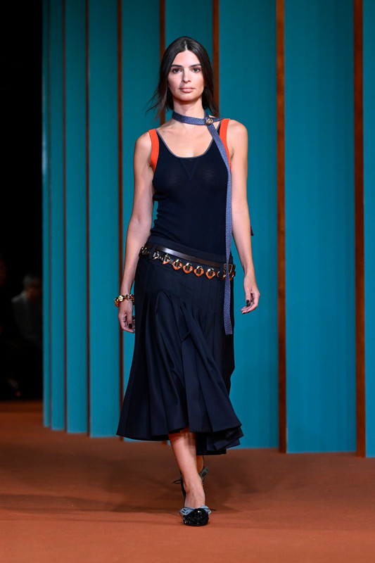 Emily Ratajkowski Sheer Tory Burch26NYFW220