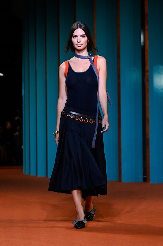 Emily Ratajkowski Sheer Tory Burch26NYFW215