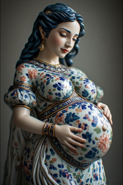 Pregnant-Hera-faience-figurine-(7)