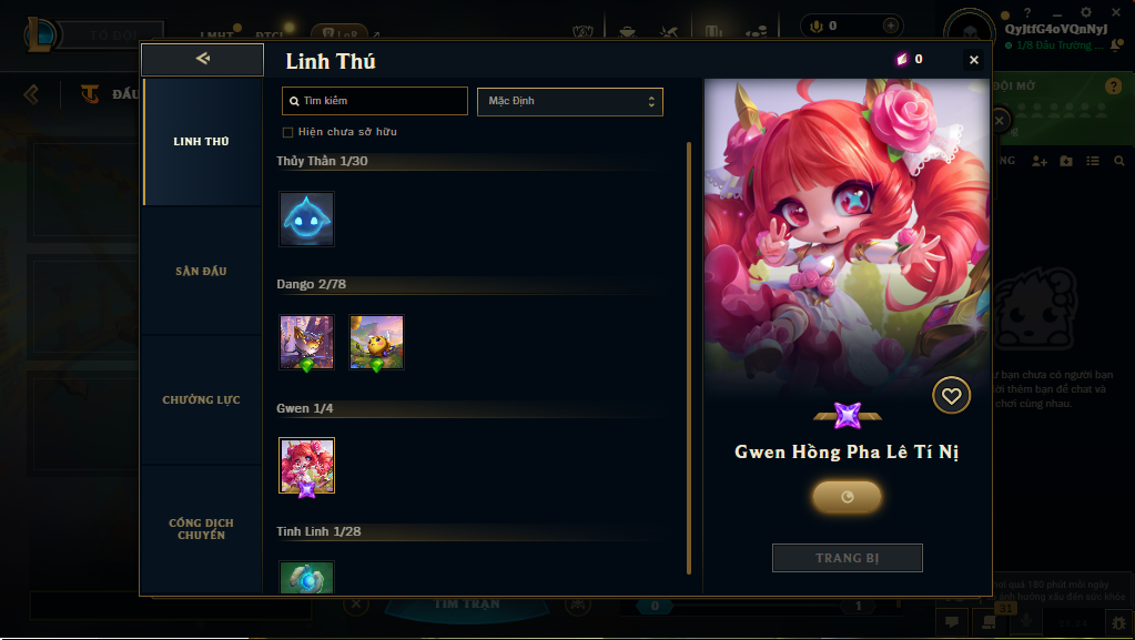 Acc DTCL # - Không Khung