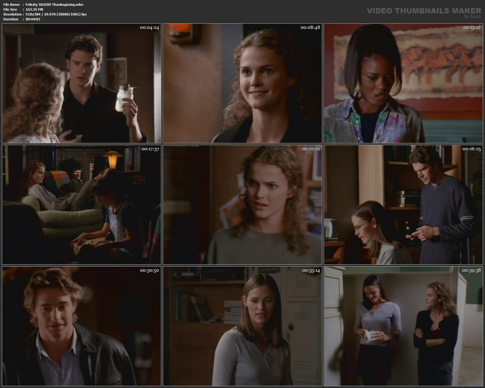 Felicity S01E09 Thanksgiving.mkv