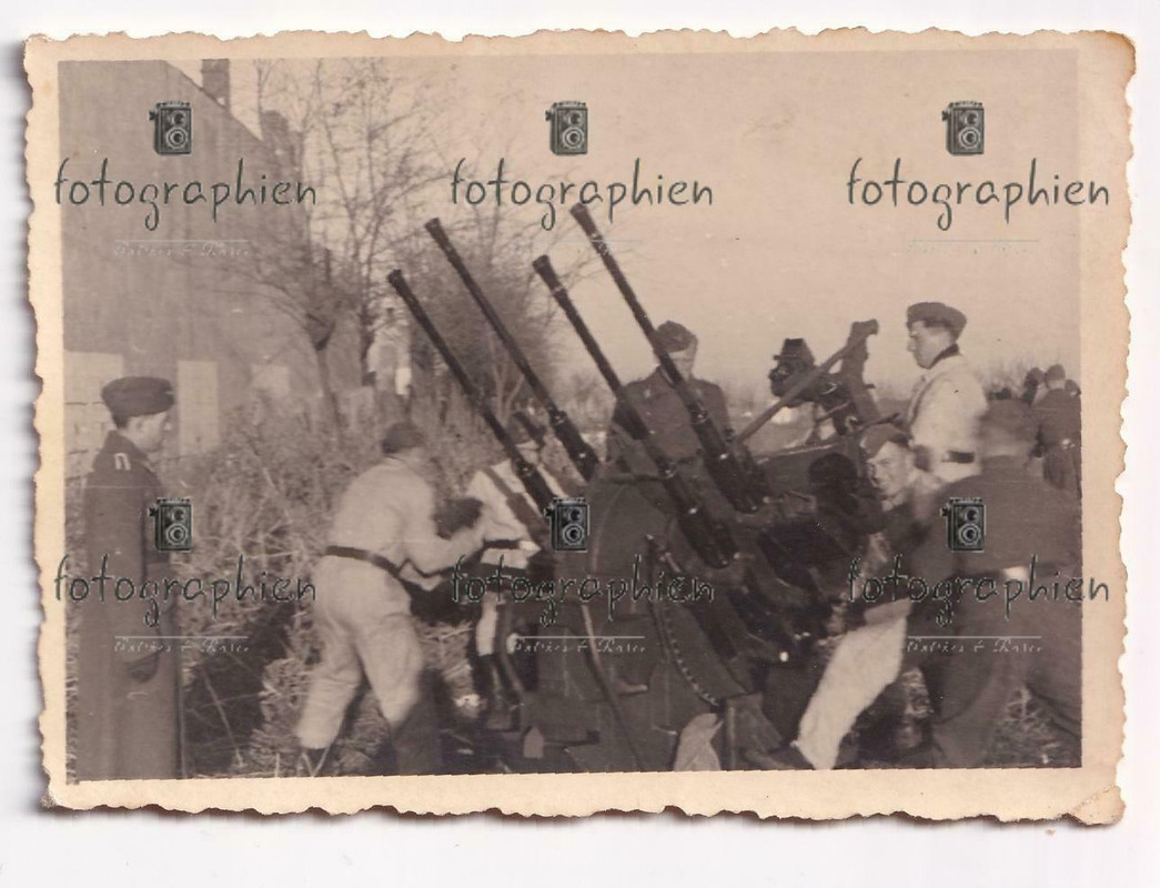 org. Foto Frankreich Kanal Küste Geschütz Flak Stellung1