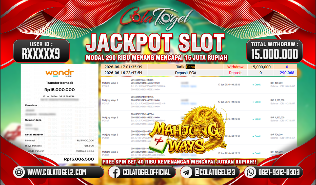 JACKPOT SLOT GACOR!!