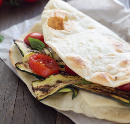 Piadina vegetariana menù