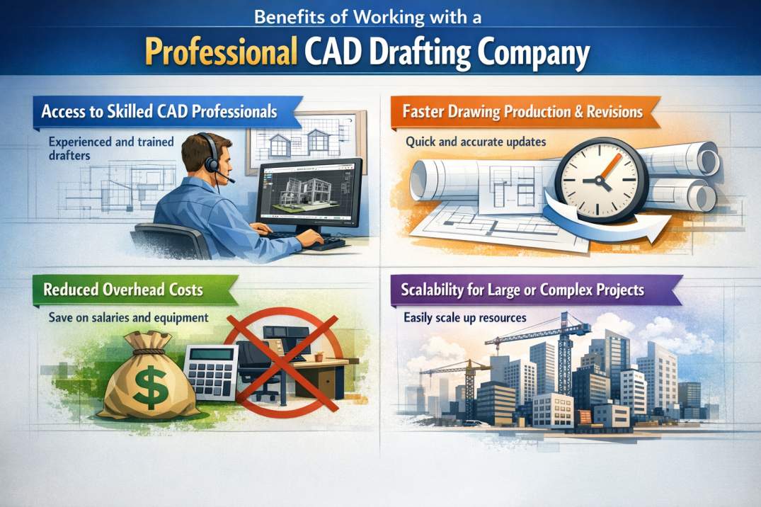 Advantages of Working with a Professional CAD Drafting Company