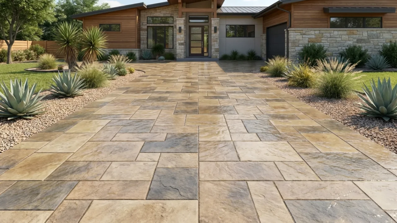 Stamped Concrete Driveway Structural Requirements San Antonio Clay Soil