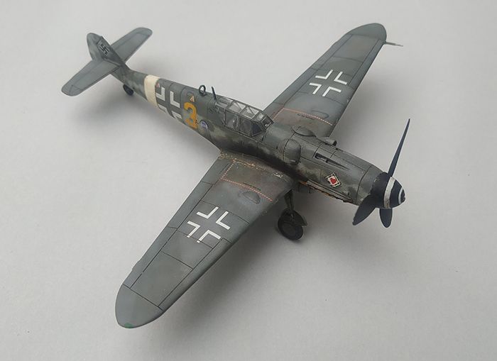 Bf-109G-6 JG-77 Steinheurer, AZ models, 1/72 IMG-20211107-095654