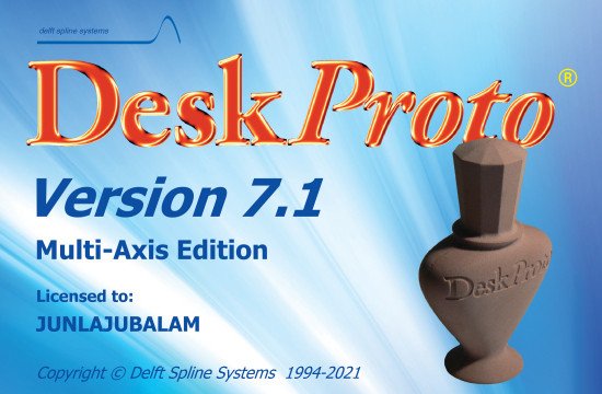 DeskProto v7.1 Revision 10205 Multi-Axis Edition