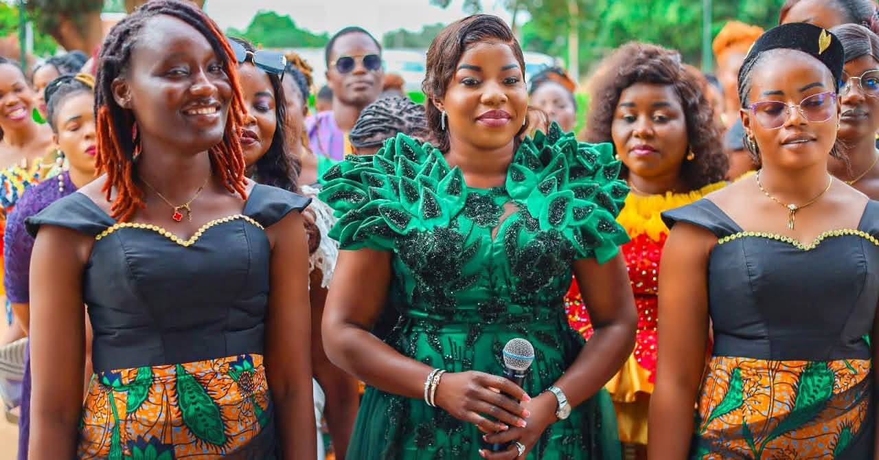 Christelle Faveur en concert avec choriste