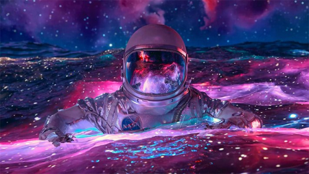 Astronaut Animation  Motion Graphics & Rendering in Cinema 4D & Redshift