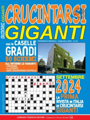 Crucintarsi Giganti N.63 - Settembre 2024