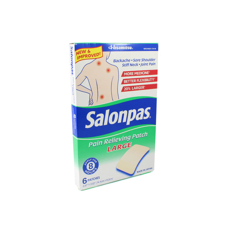 Salonpas Pain Relieving Patch Large 6s(14.4*9.2cm)