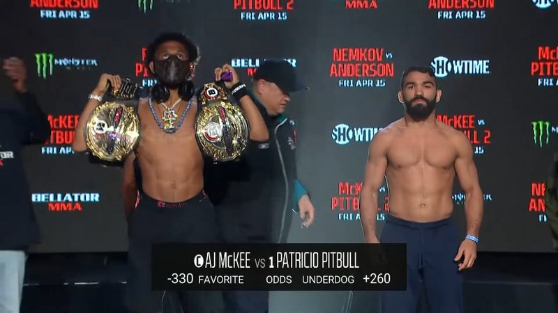 Кантар преди Bellator 277: МакКий - Питбул 2