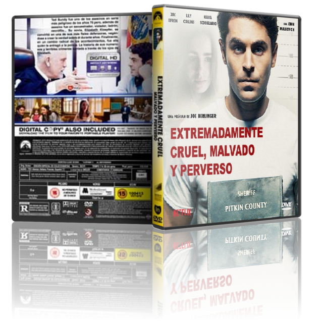 Extremadamente Cruel, Malvado y Perverso [DVD9 Custom][Pal][Cast/Ing/Fr][Sub:Varios][Thriller][2019]