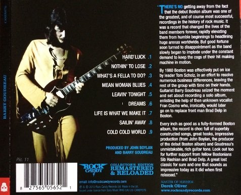 Barry Goudreau - Barry Goudreau (1980) [Reissue 2010] Lossless