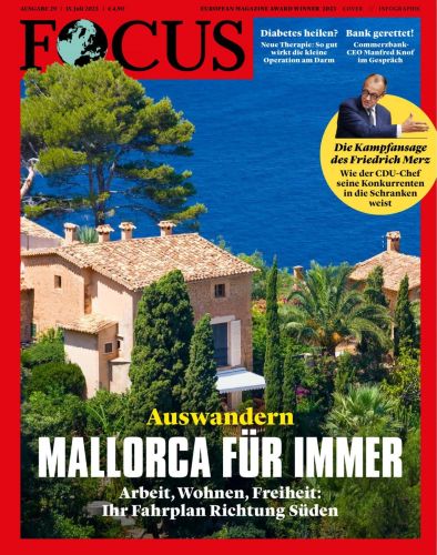 Cover: Focus Nachrichtenmagazin No 29 vom 15  Juli 2023