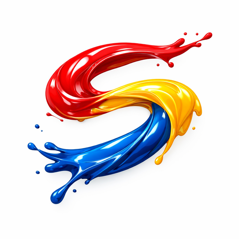 Logo vết sơn bắn