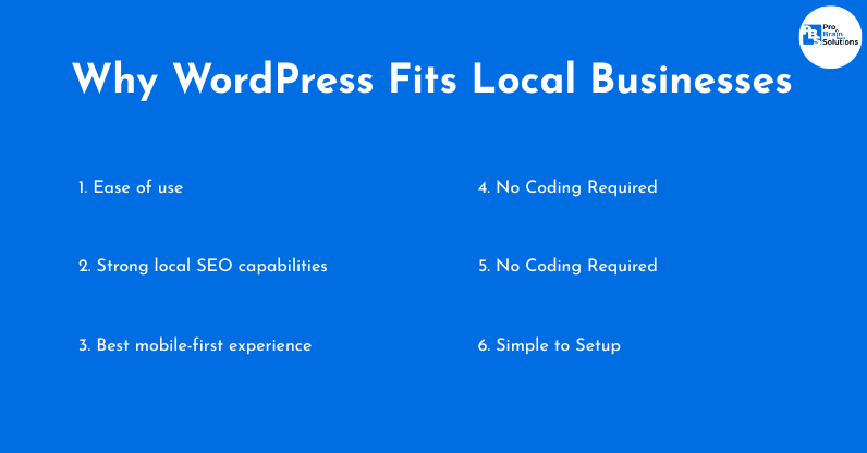 Why WordPress fits local service businesses better than other platforms