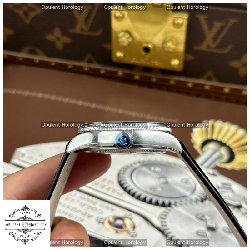 Rolex Cellini Moonphase 50535 Replica - 39 mm White Dial Dress Watch