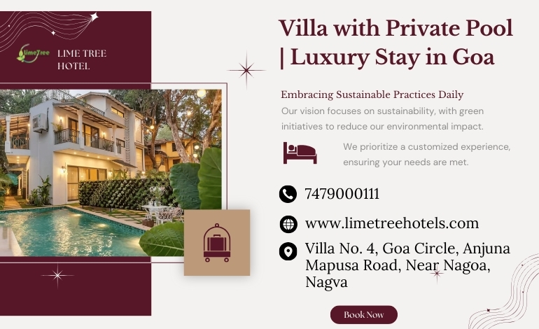 Villa with Private Pool Luxury Stay in Goa