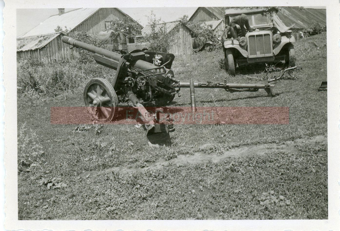 Halbkette Russland PAK Artillerie Geschütz Foto