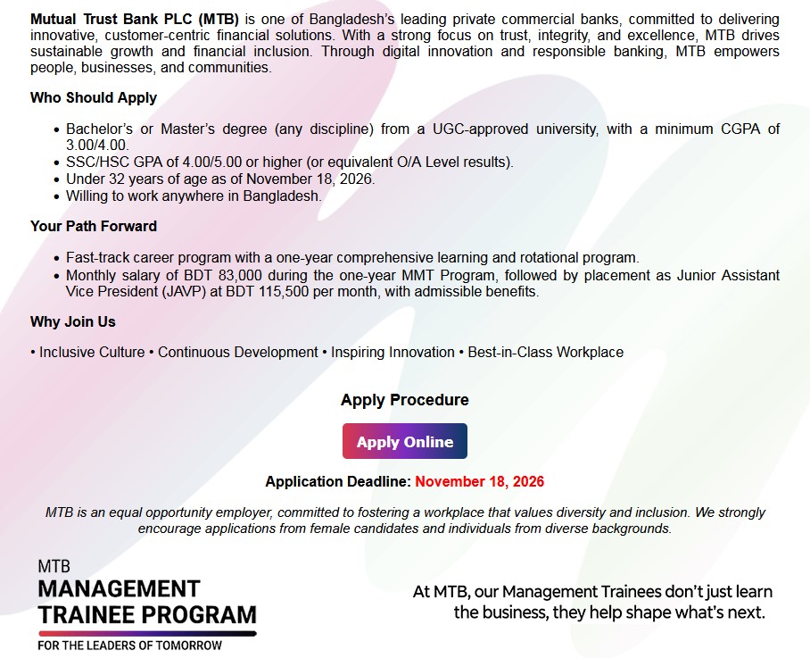 MTB-MTO-Job-Circular-2026