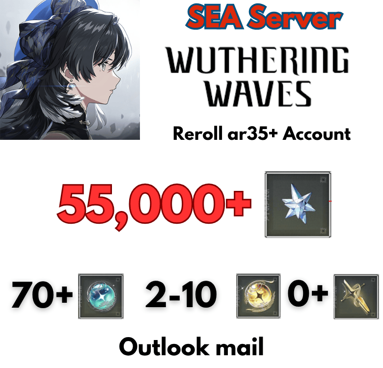 [SEA] Wuthering Waves Reroll Account
