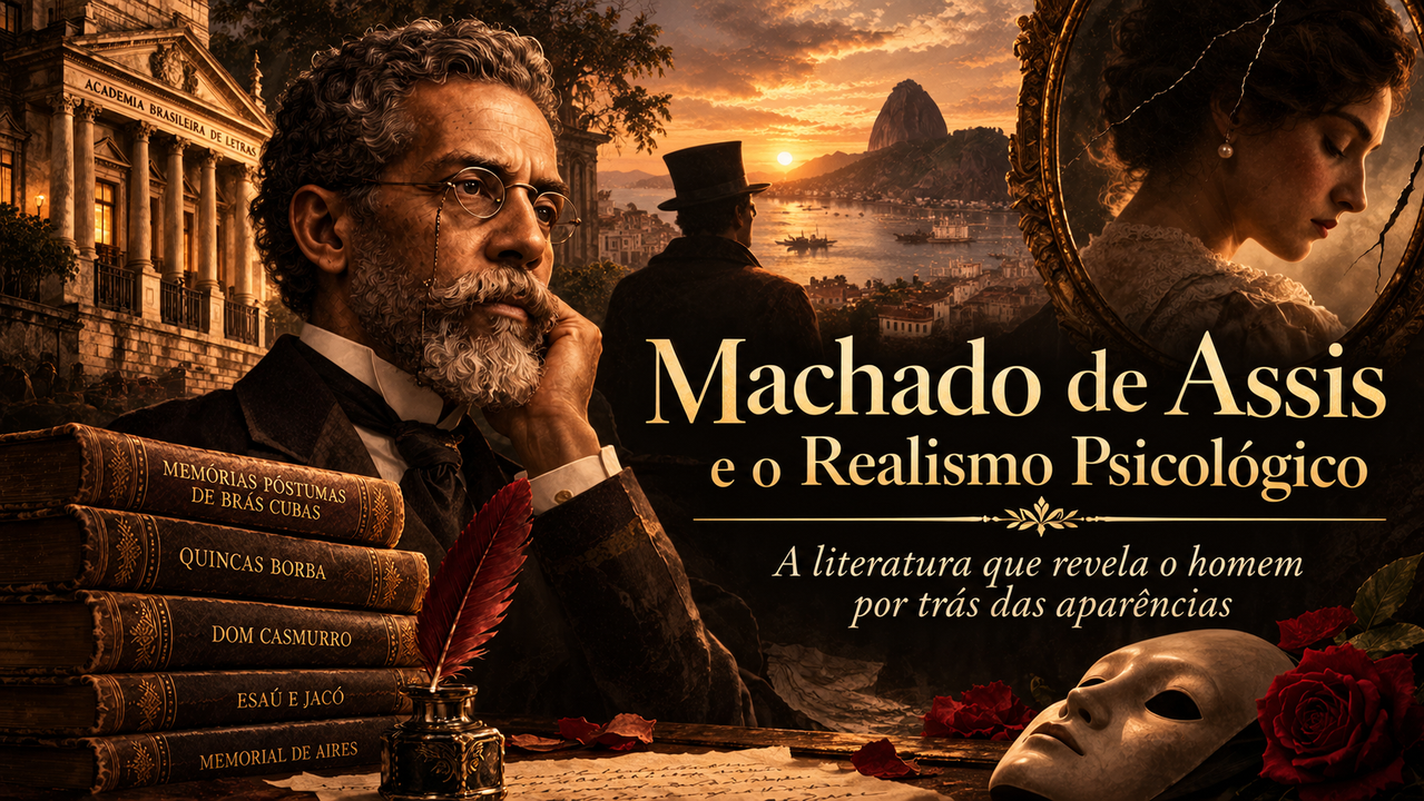 Machado de Assis e o Realismo Psicológico: A literatura que revela o homem por trás das aparências