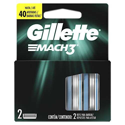 Amazon: Gillette Mach 3 Cartuchos para Afeitar 2 uds, Planea y Cancela, envío gratis con prime 
