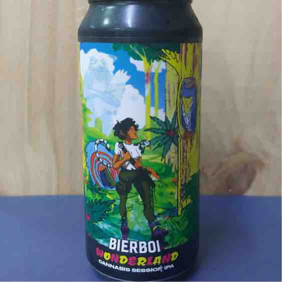 Cerveza Bierboi Wonderland Cannabis Session Ipa (Lata 44 Cl.)