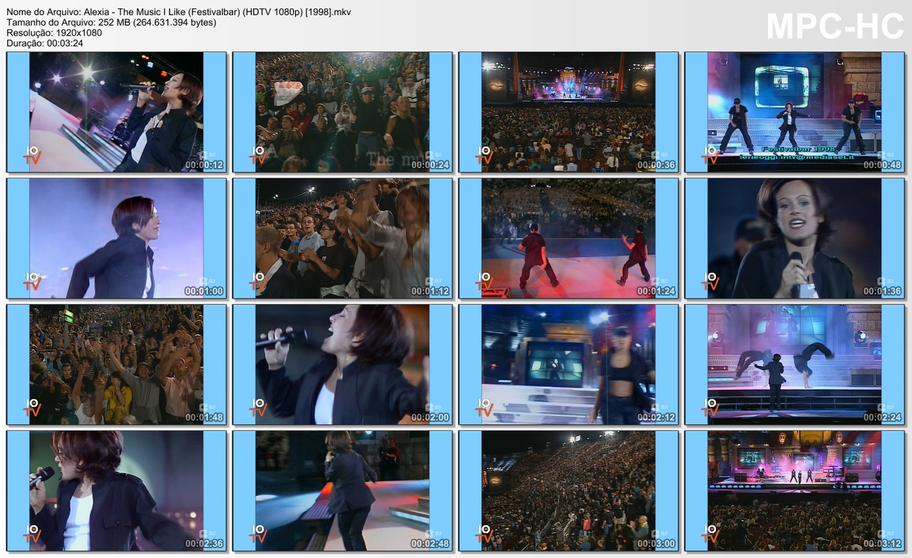 Alexia - The Music I Like (Festivalbar) (HDTV 1080p) [08.09.1998]