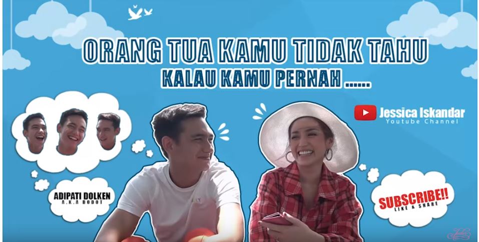 Adipati Dolken dan Jessica Iskandar
