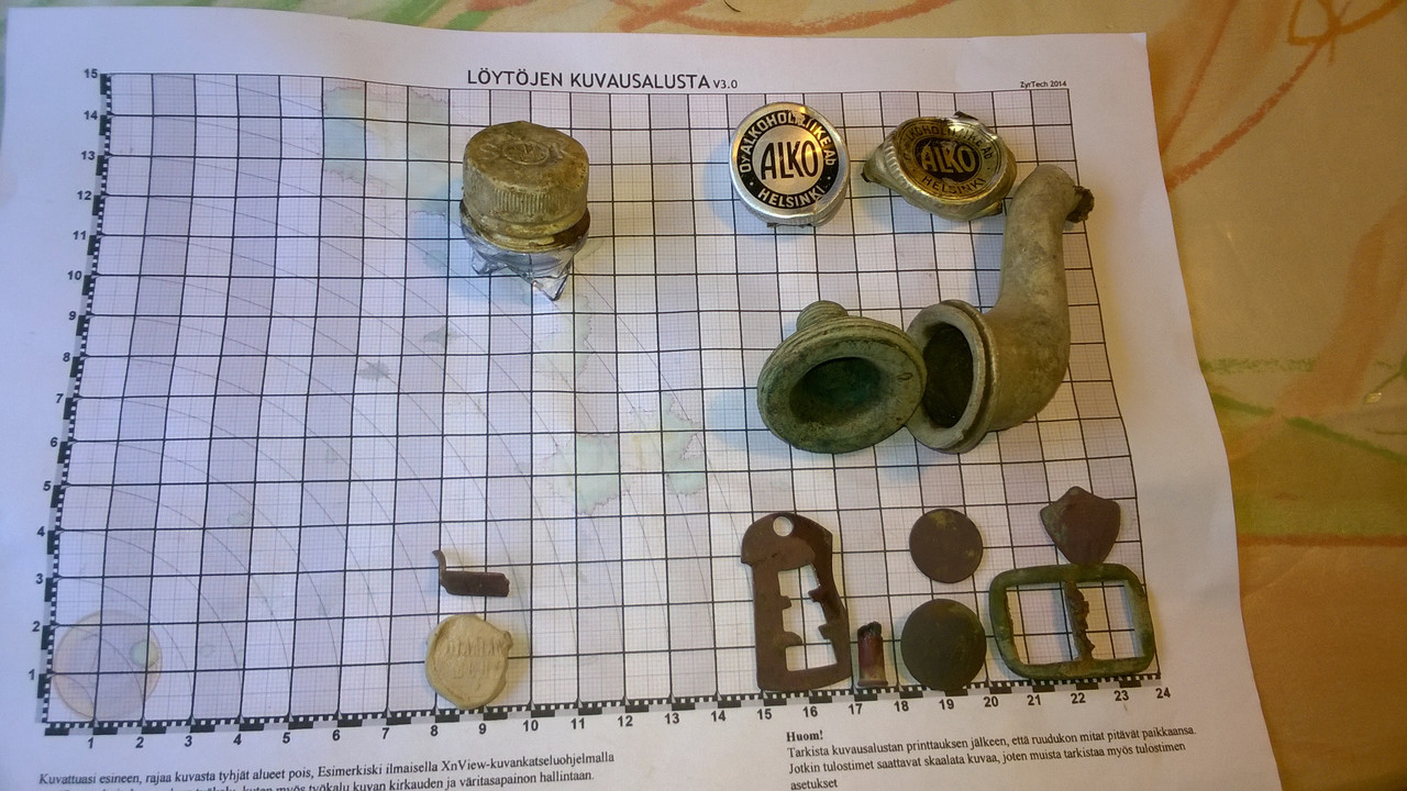 Löydöt 16.5 ja 17. 5.2015