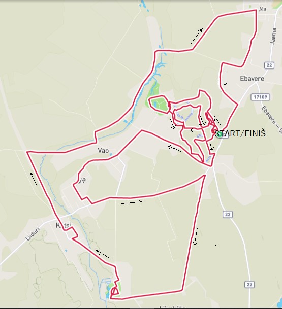 Põhisõit kaart 42 km