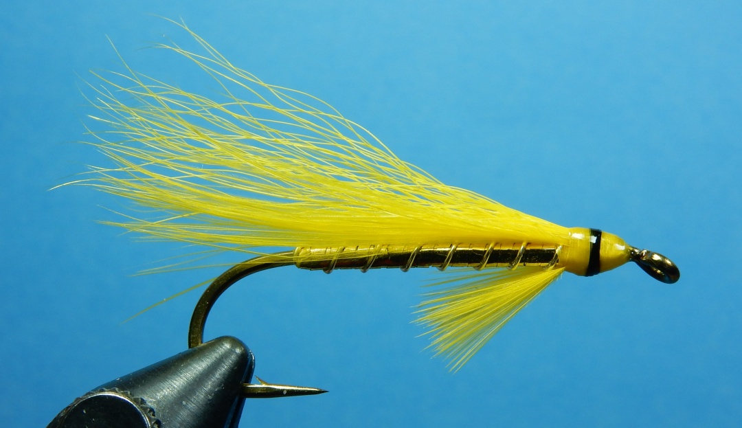 Yellow Bucktail Hairwing Fly Tying Maine Fly Fish
