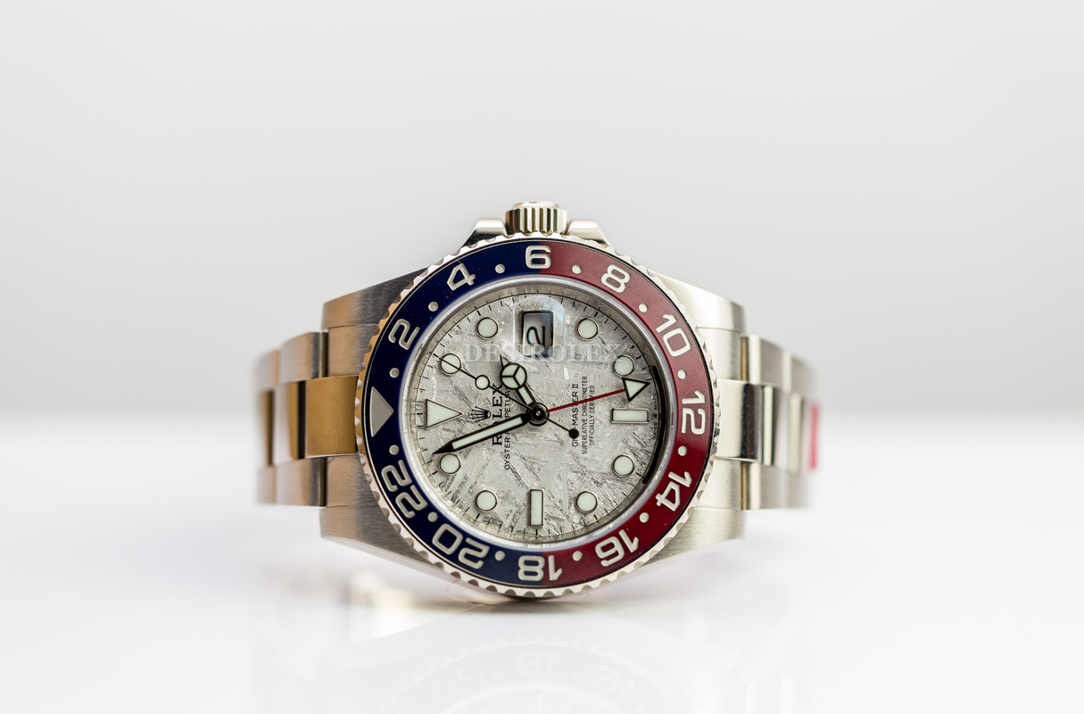NEW Rolex 126719BLRO GMT White Gold Meteorite PEPSI Oct 2020 FULL SET