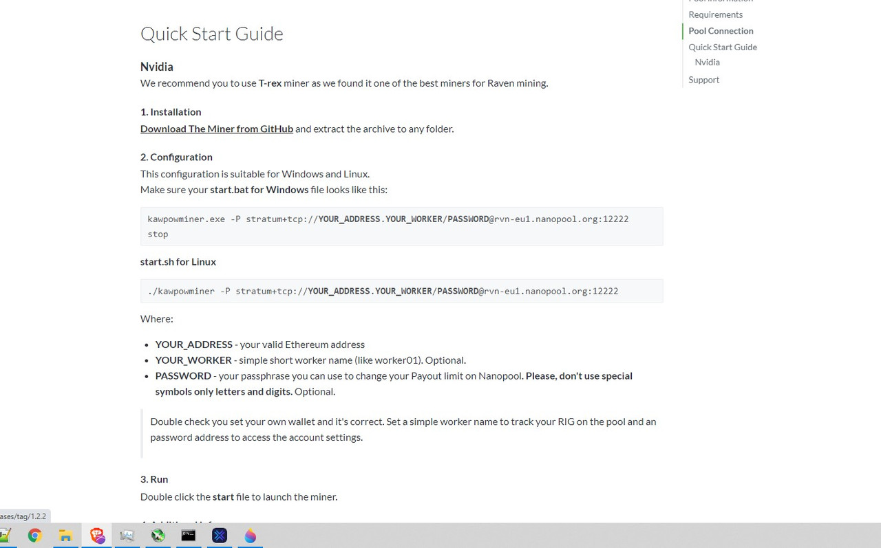 le minage du ravecoin (RVN) (GPU NVIDIA) Quick-Start-Guide