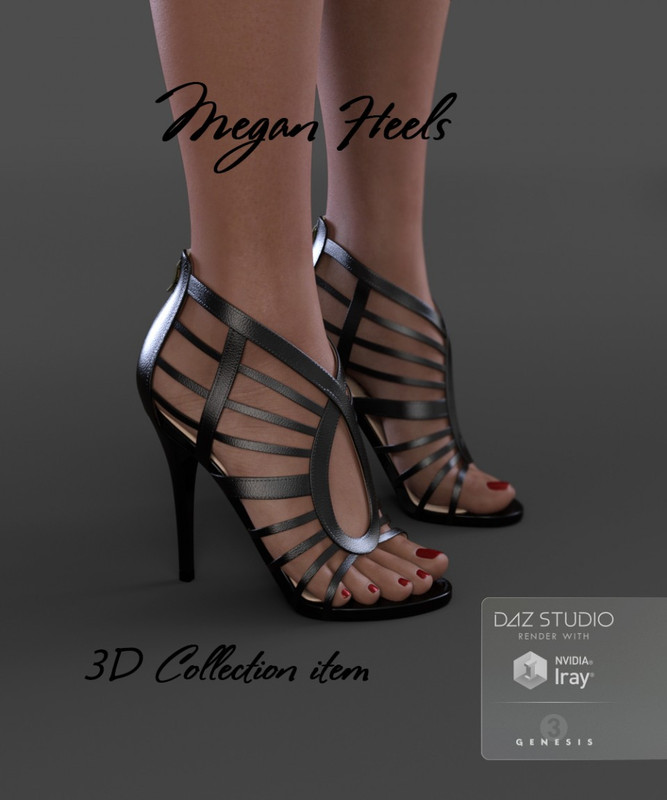 00 main megan heels for genesis 3 females daz3d