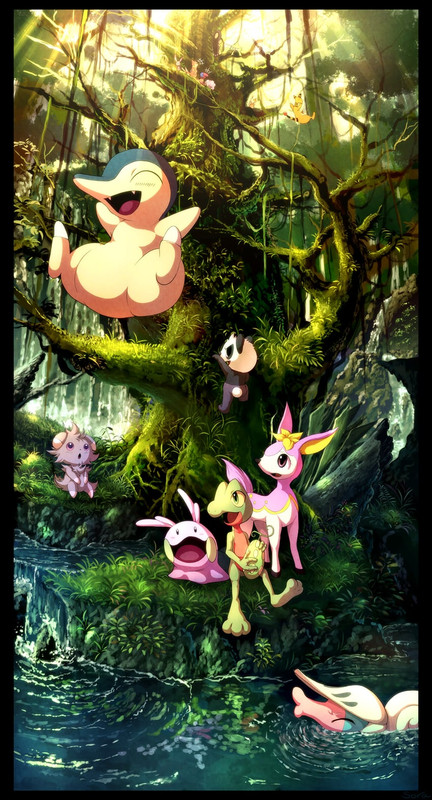 cyndaquil-jirachi-mawile-goomy-ampharos-