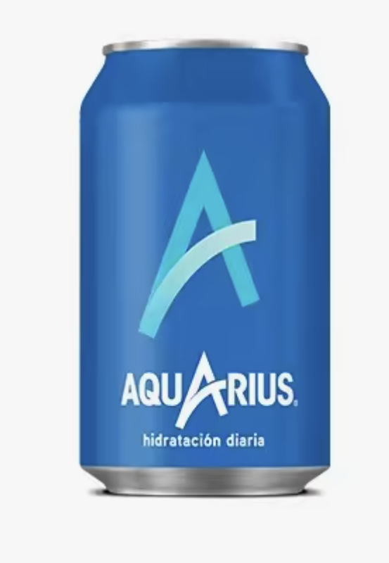 Aquarius Limón lata 330ml.
