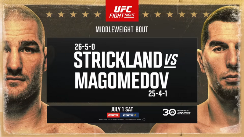 Промо преди UFC Vegas 76: Стрикланд - Магомедов