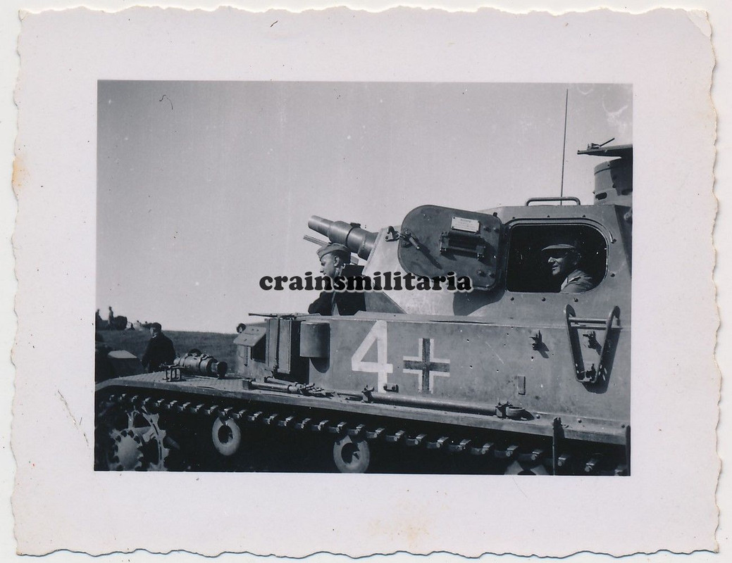 Foto Panzer IV Tank b. Übung in Truppenübungsplatz PUTLOS Holste